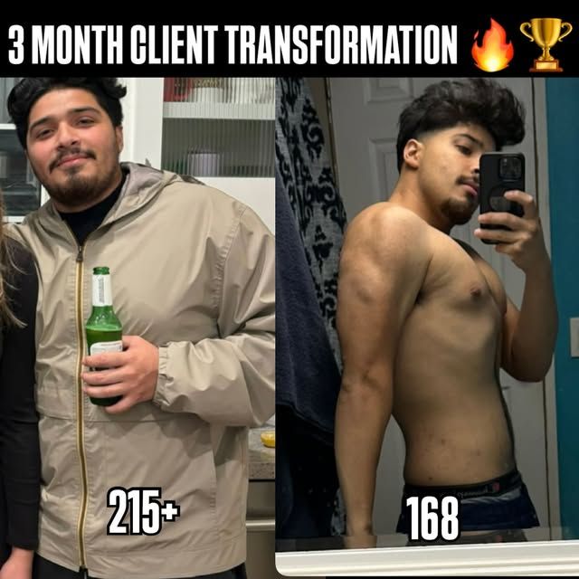 Client before and after
