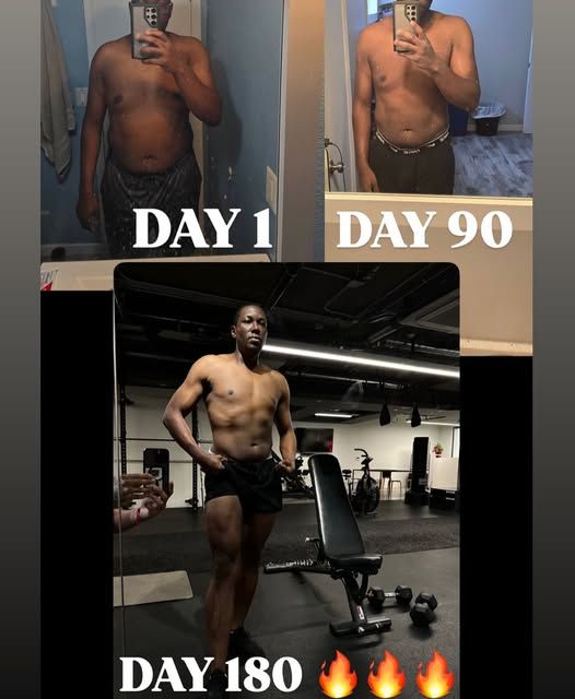 Client before and after